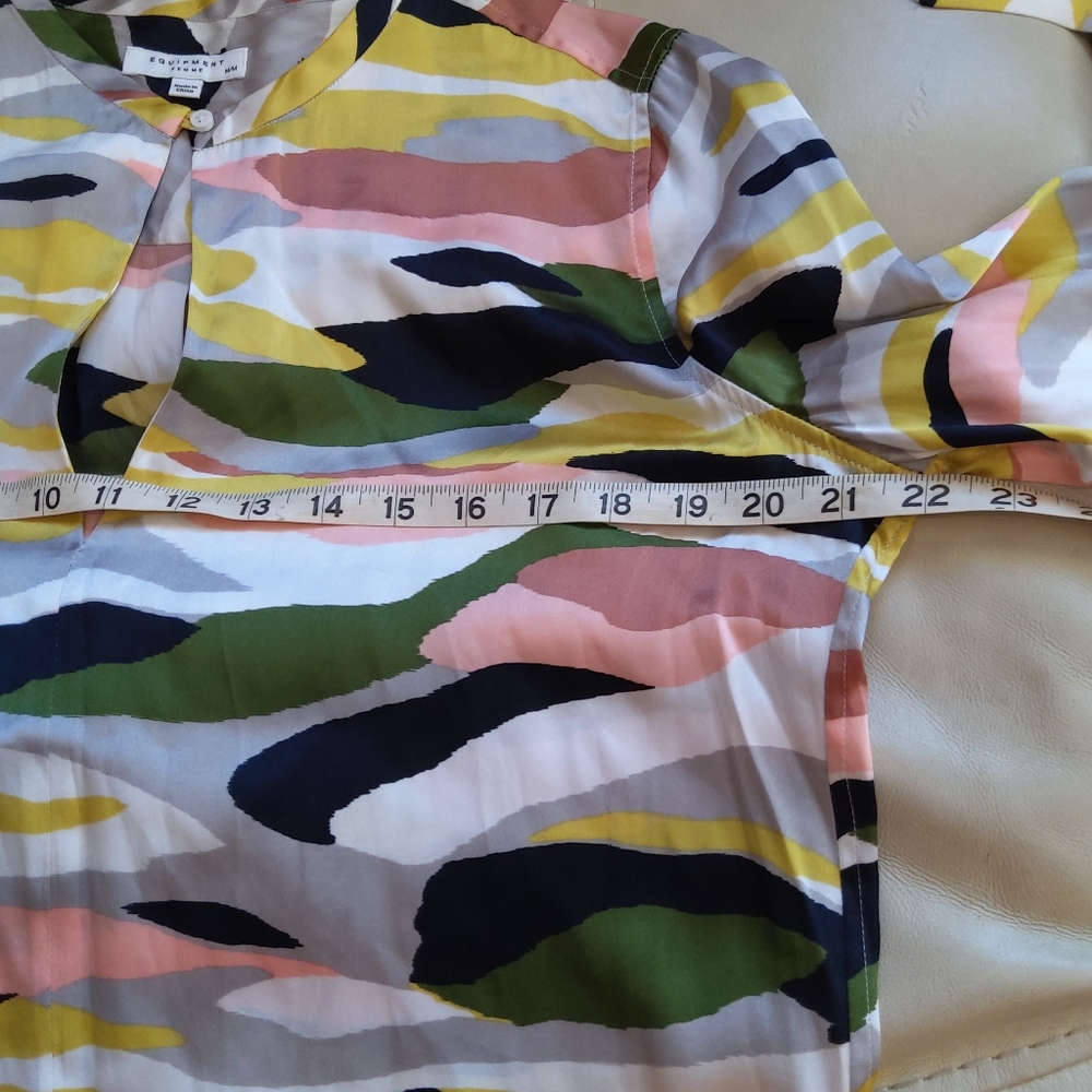 Equipment camo print silk blouse - Picture 16 of 16